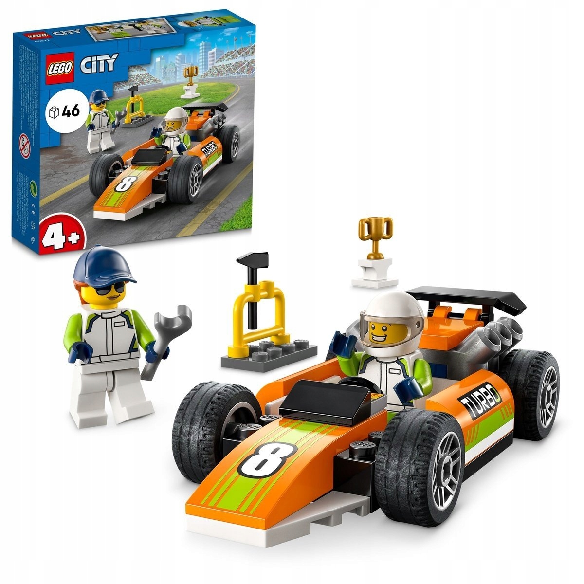 

Lego City 60322 Samochód Wyścigowy 4+