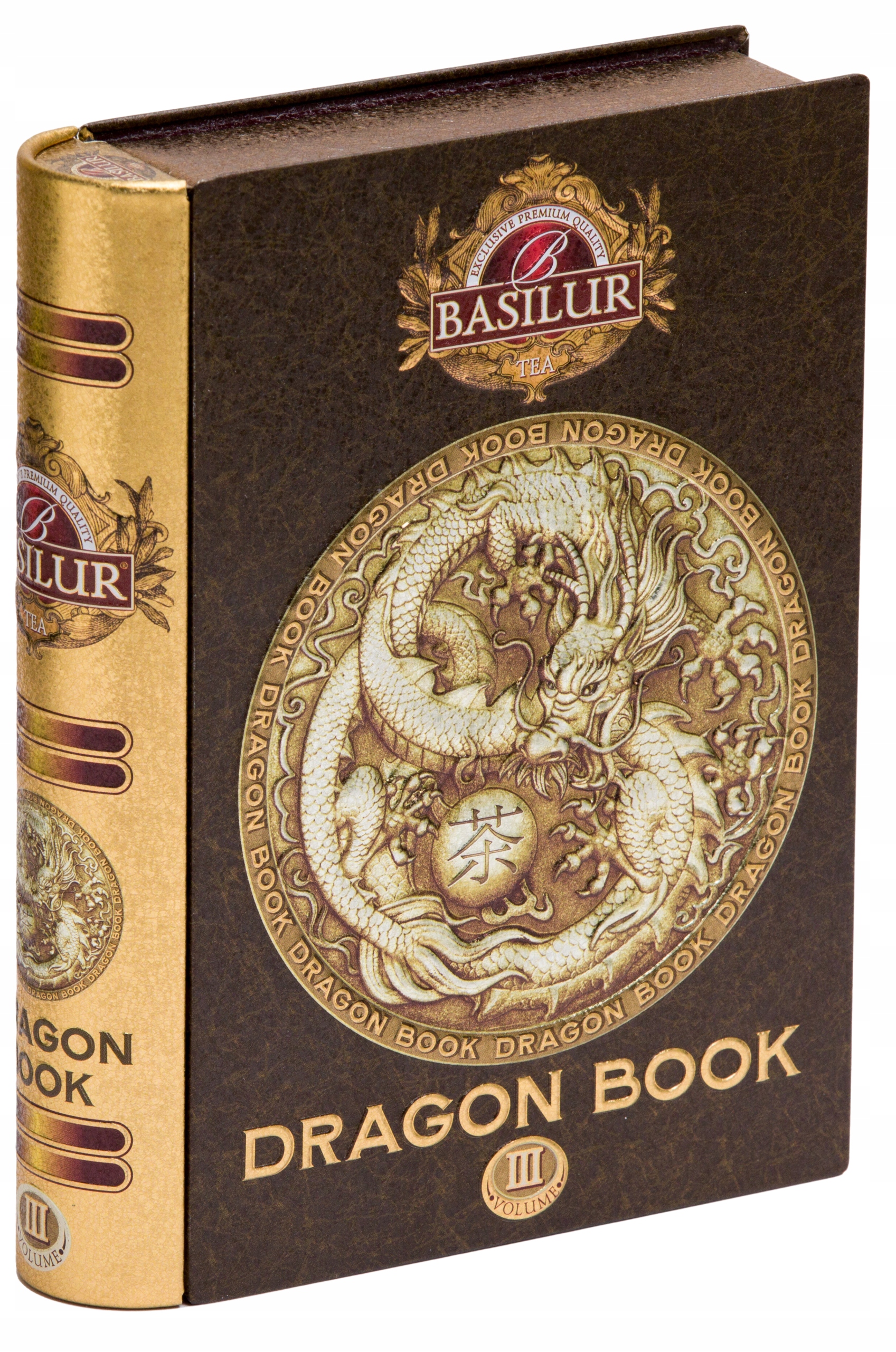 Levně Čaj černý Bez Přísad Basilur Dragon Tea Book Vol.III Plechovka 100 g