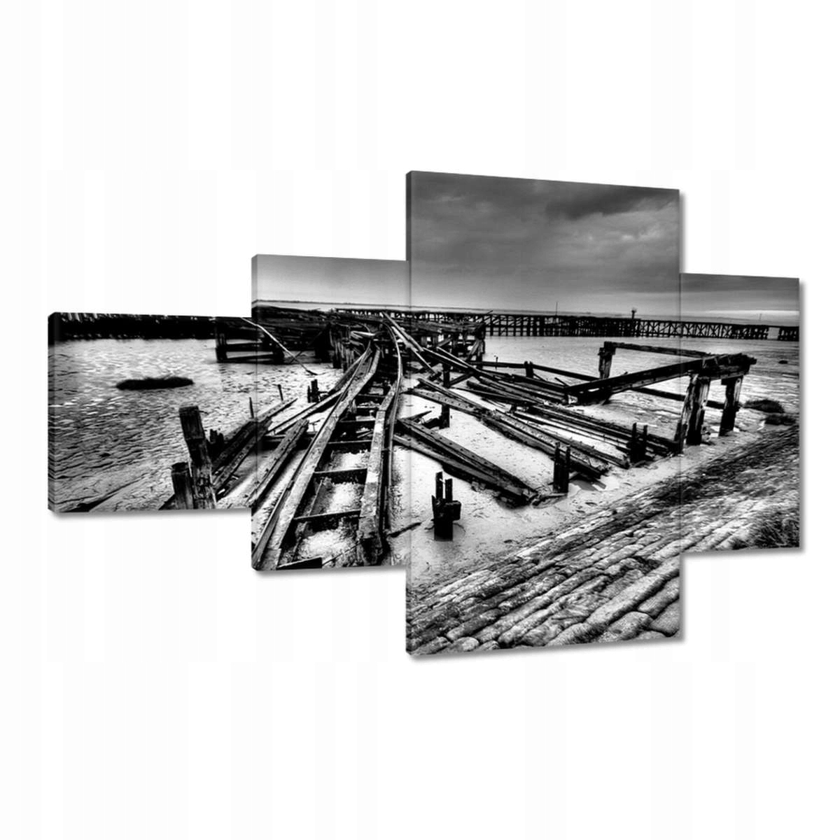 Obrazy 130x80 Rybářské koleje