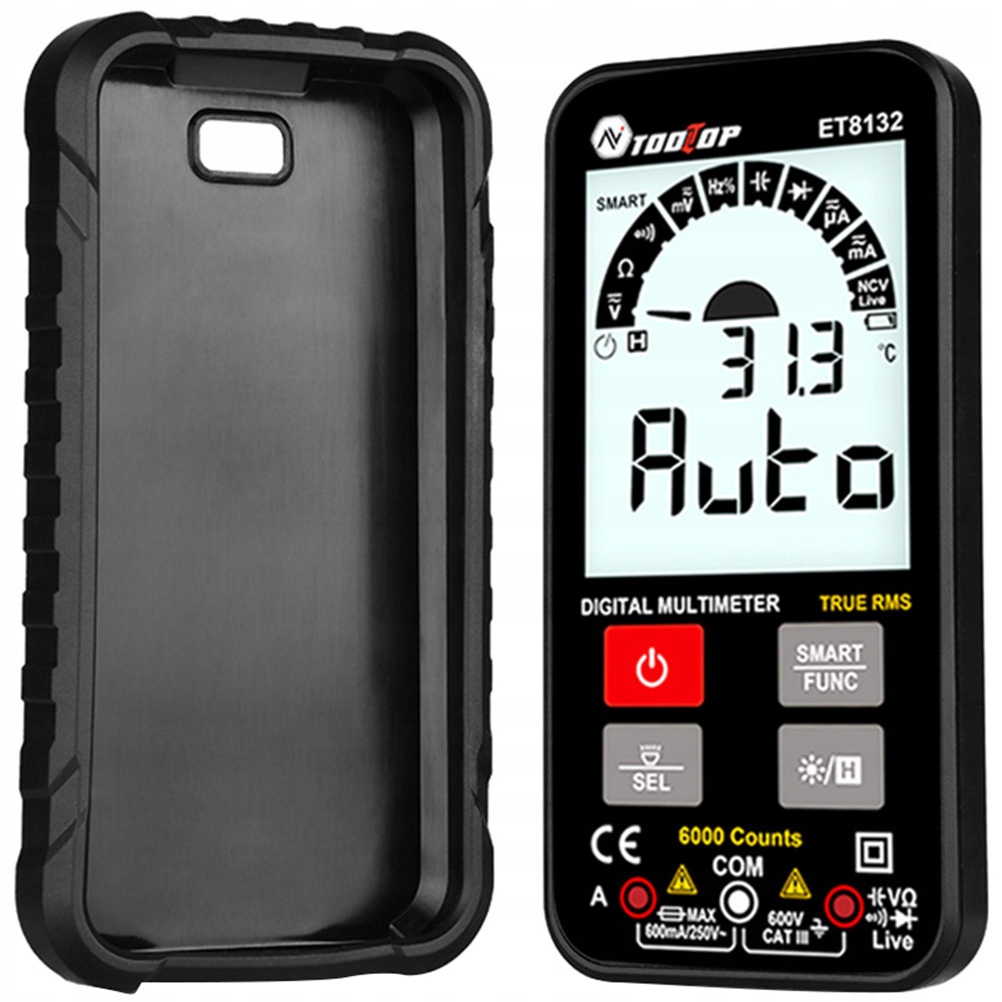 1 шт. цифровий мультиметр тестер напруги батареї