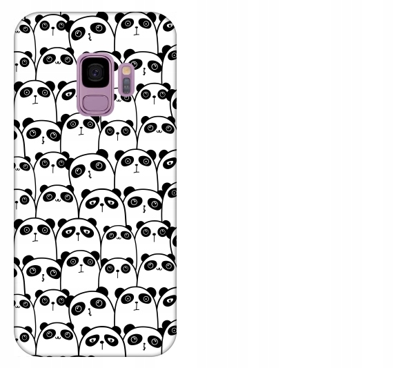 

Etui pokrowiec Samsung Galaxy S9 Pandy smieszne