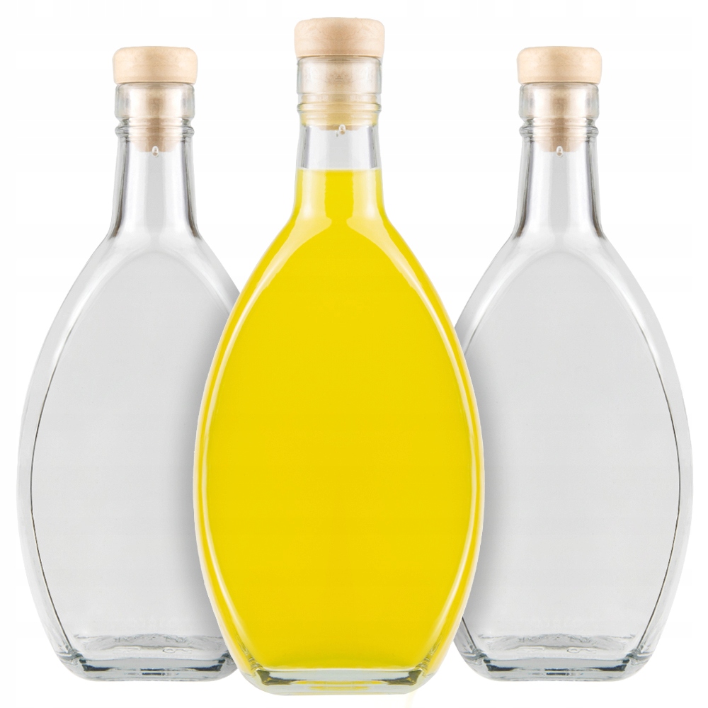 

5X Butelki Elipsa 200ml Korek na nalewki bimber