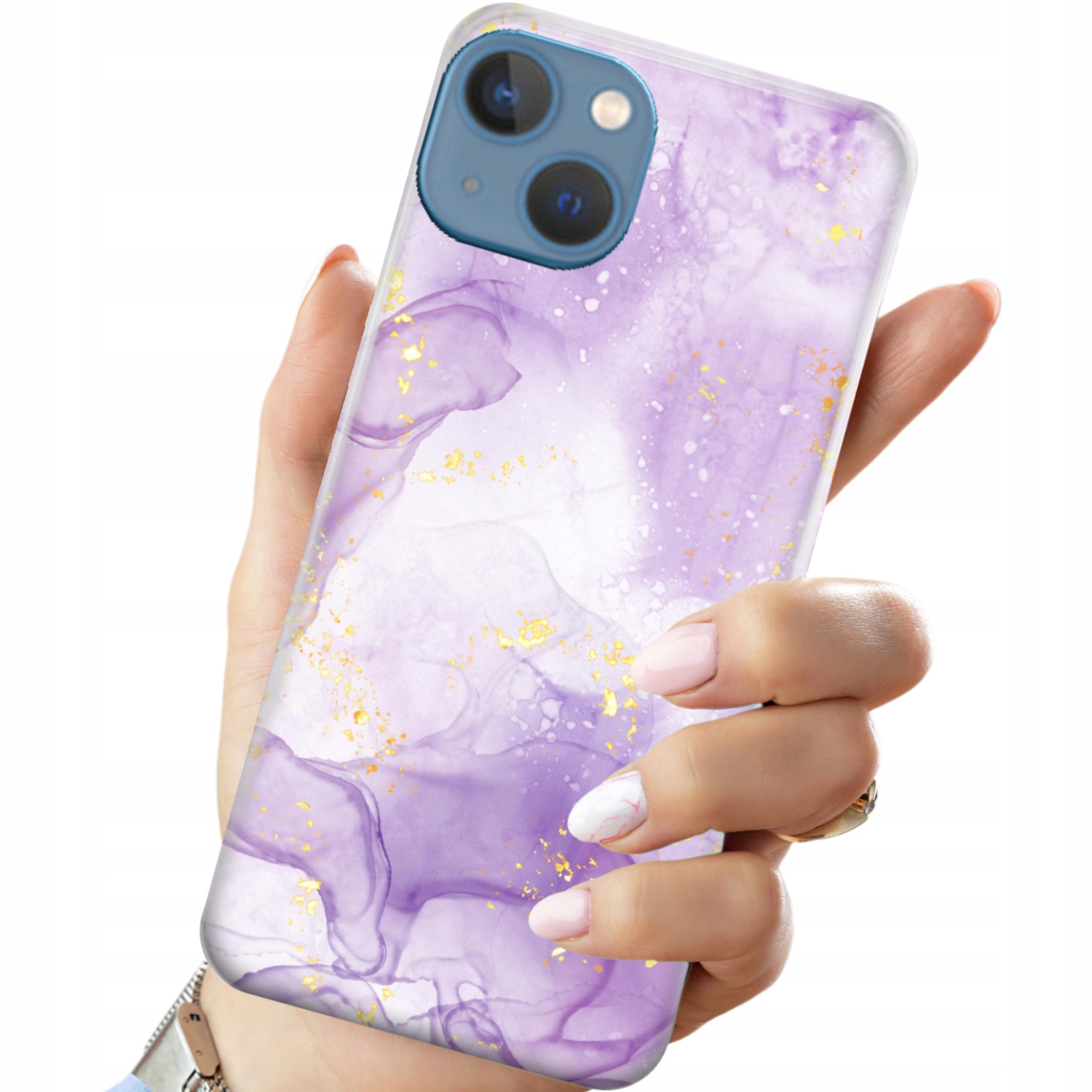 

Etui do Apple Iphone 13 fioletowe Obudowa