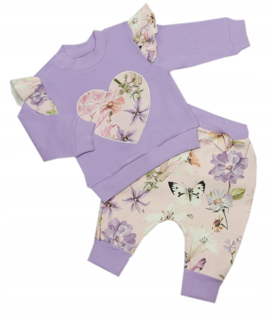 

Komplet niemowlęcy dresowy bluza spodnie r.74