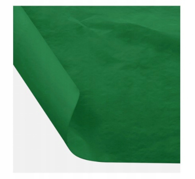 Bibuła Gładka Pakowa Bibuła ZIELEŃ MALACHITOWA B2