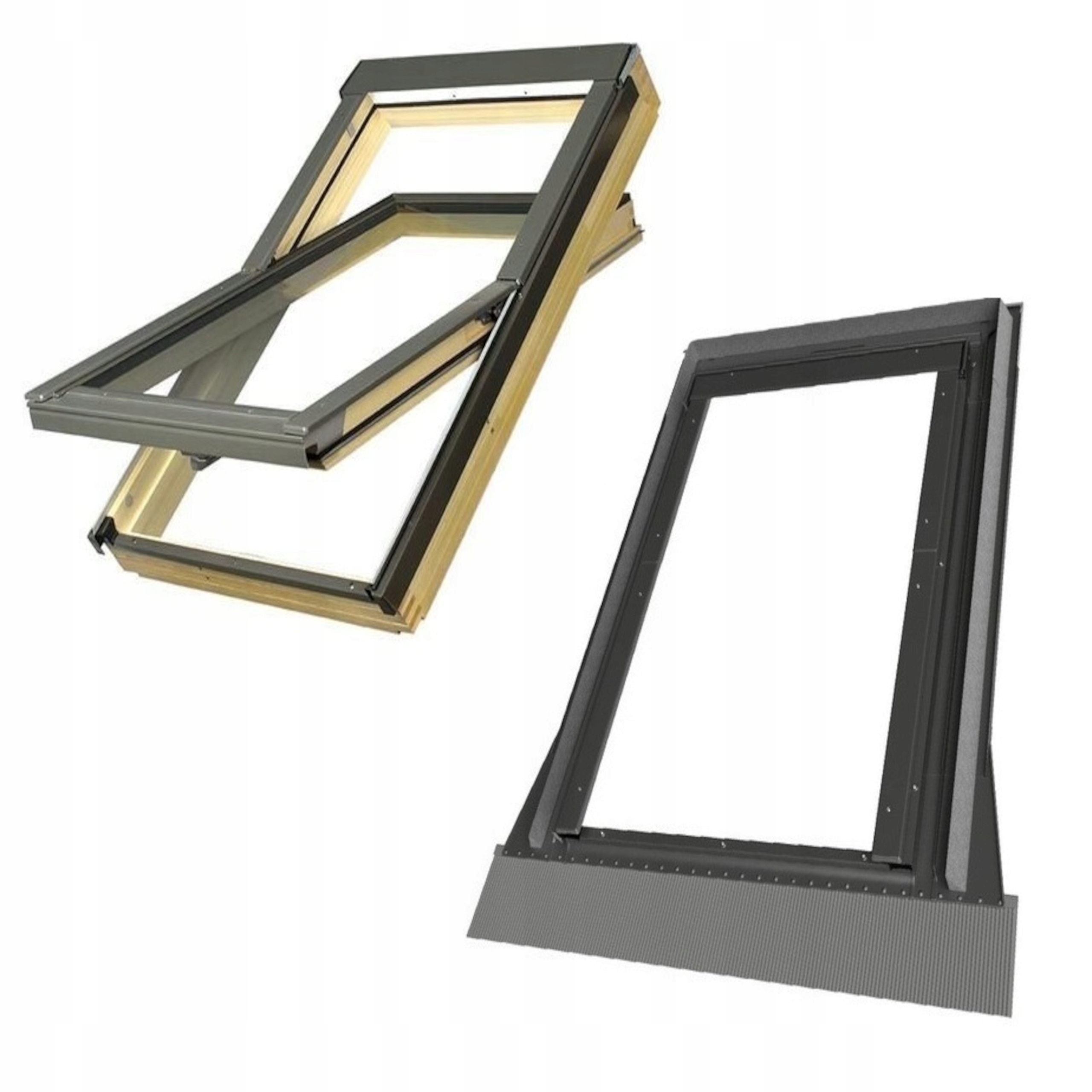 Окно крыши OPTILIGHT 66X118 фланец