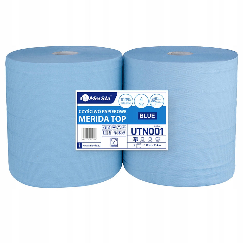 Papierový čistiaci prostriedok Merida UTN001 2 x 157 cm