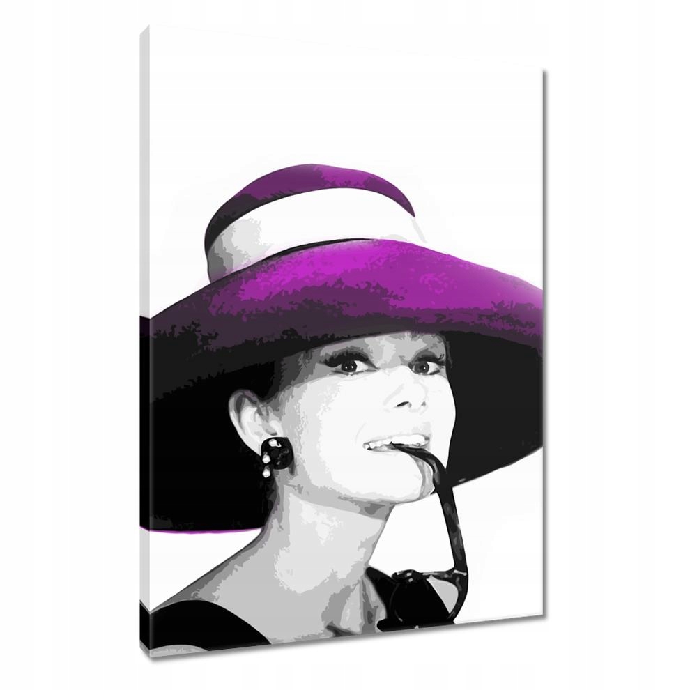 

Obrazy 80x120 Audrey Hepburn Kapelusz