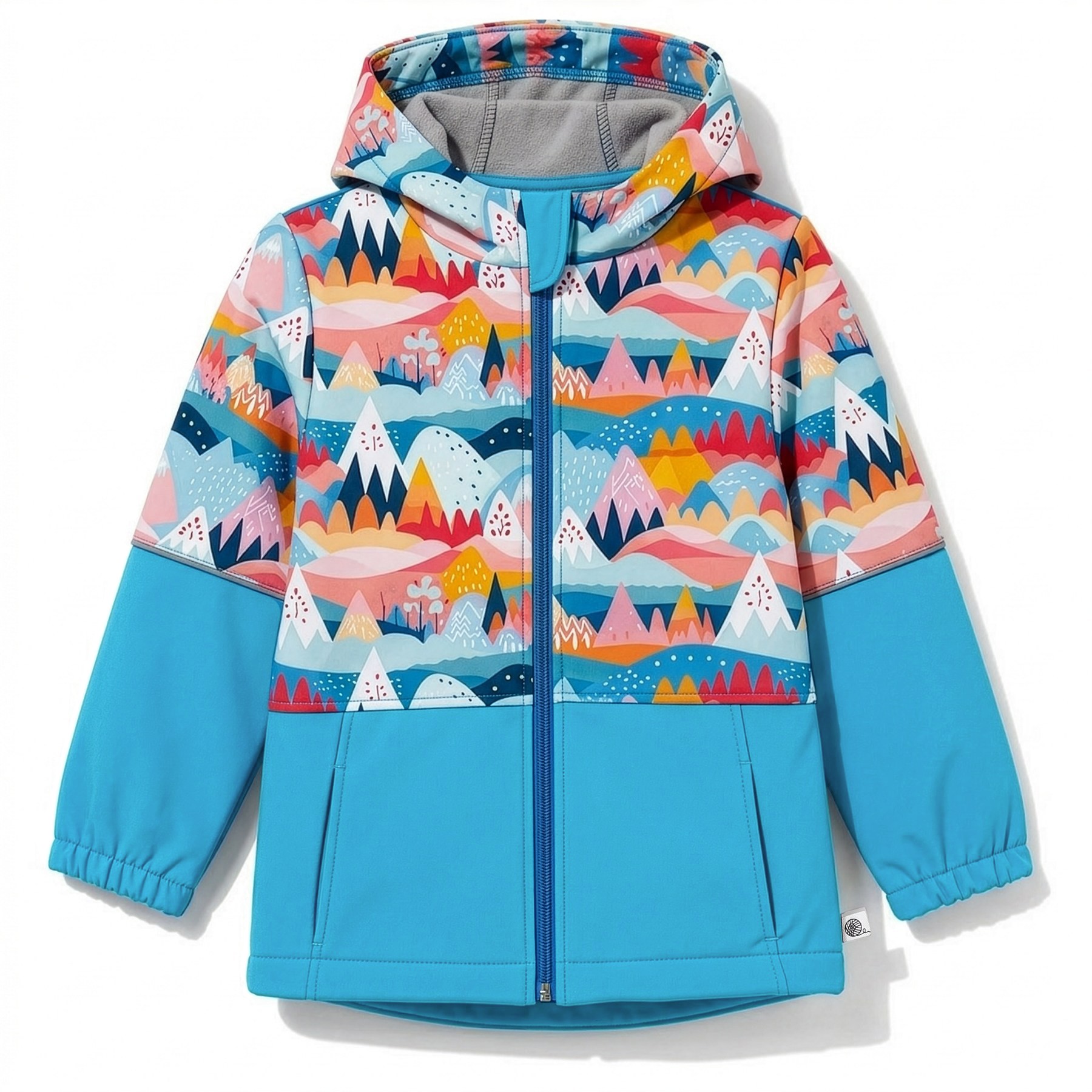 TuSzyte Kurtka przejściowa dla dziewczynki, softshell, odblaski R.110