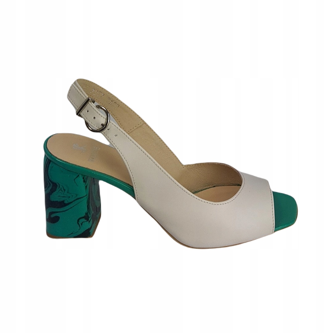 Dámské sandály Higo 2377 IVO298/ZIELENÁ 37, Béžová