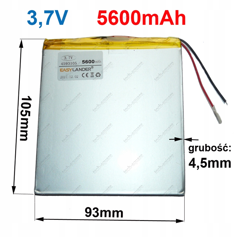 Akumulator Bateria Tablet 7" 9" 5600mAh