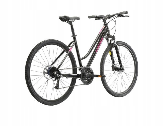 Rower crossowy Kross Evado 4.0 rama L 19" koło 28" czarny malinowy 168-180