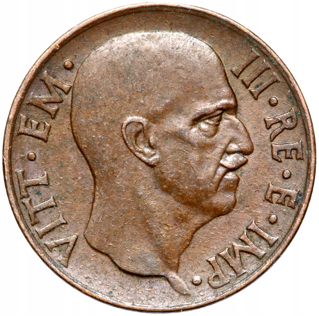 + Włochy - Wiktor Emanuel III - 5 Centesimi 1937 - STAN !