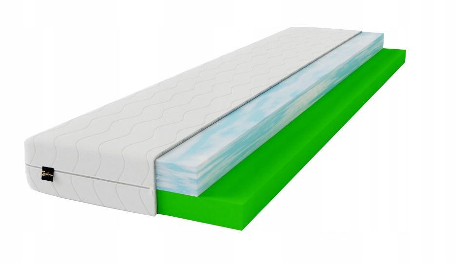 Materac Oregon 140x200 Hiper Hybryd komfort z pokrowcem dwustronny 16 cm