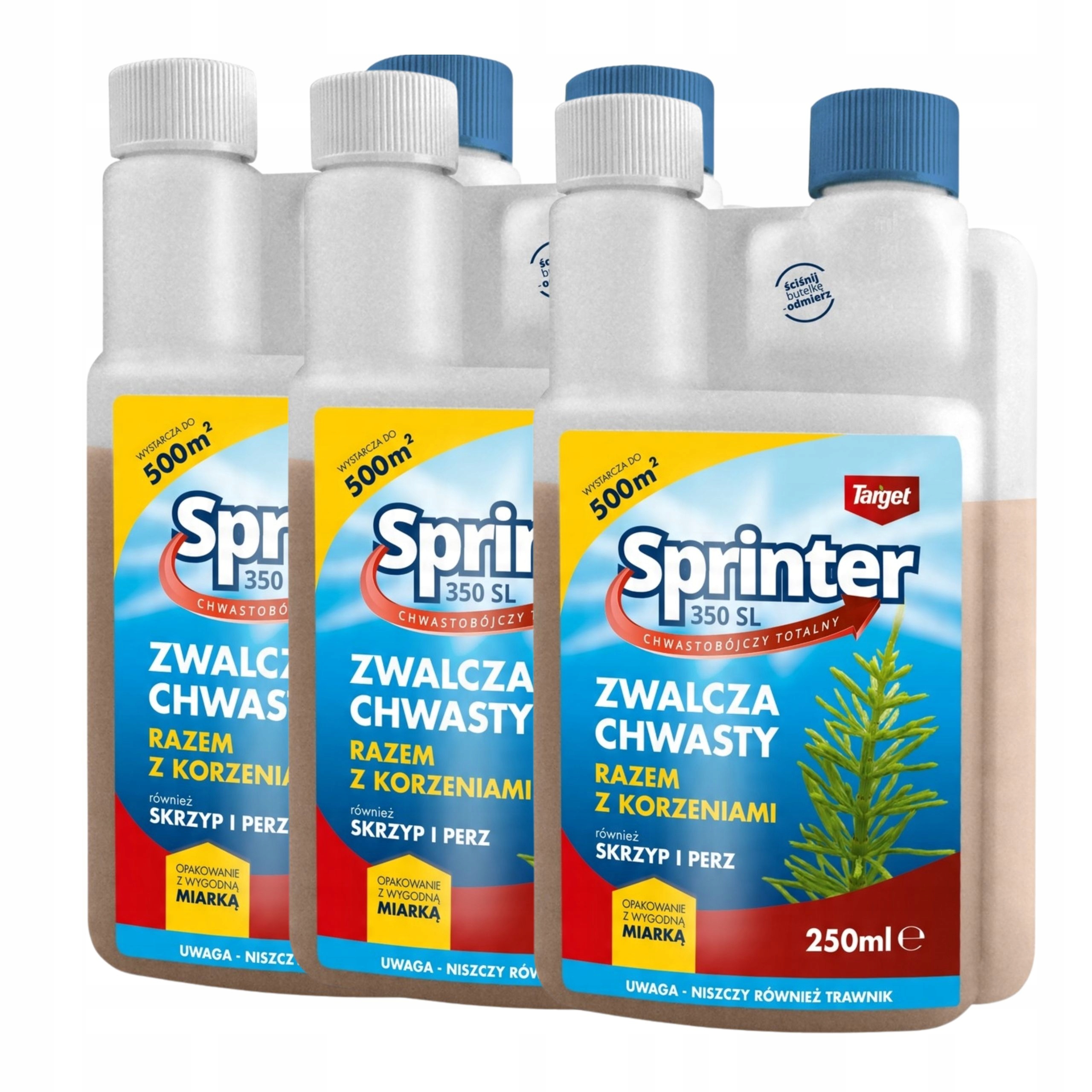 Sprinter 350SL Target 3x250 ml Środek Na Skrzyp Perz Mniszka Komosę Ogród