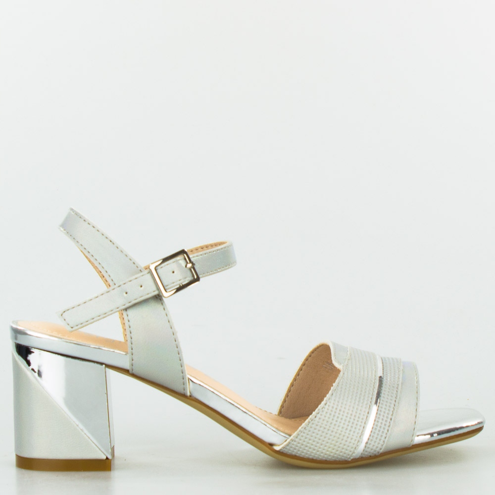 Holografické Společenské Nízké Sandály S Lodičkami 39