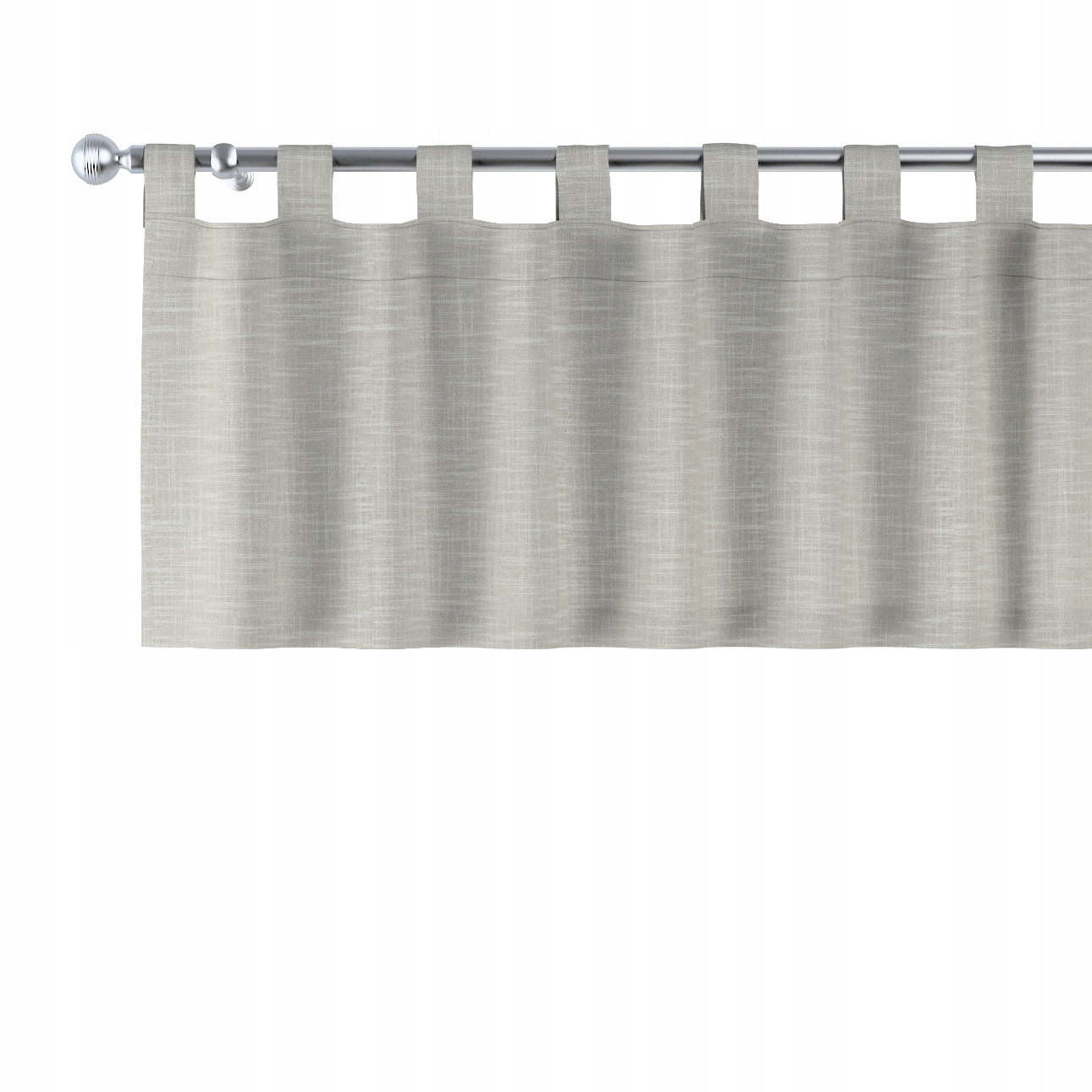 Lambrequin na trakoch 390 x 40 cm, hnedý