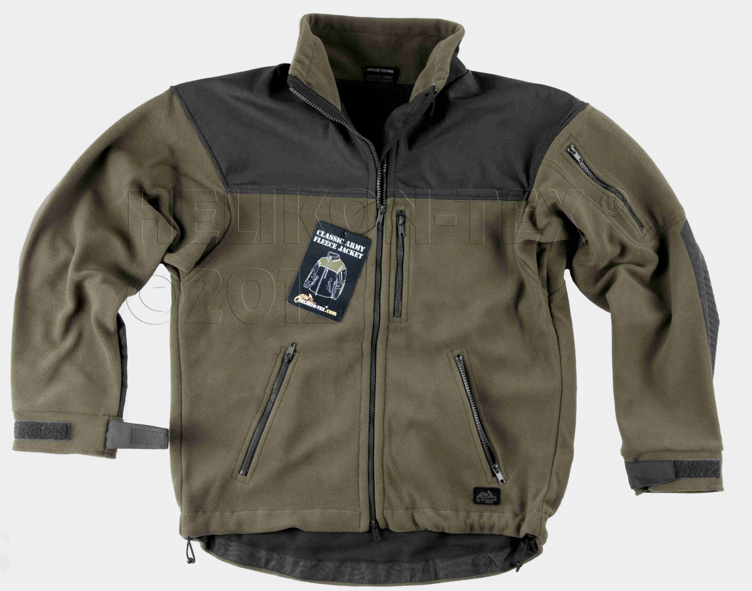 Helikon Bluza Classic Army Fleece Olive Green/Czarny XXL