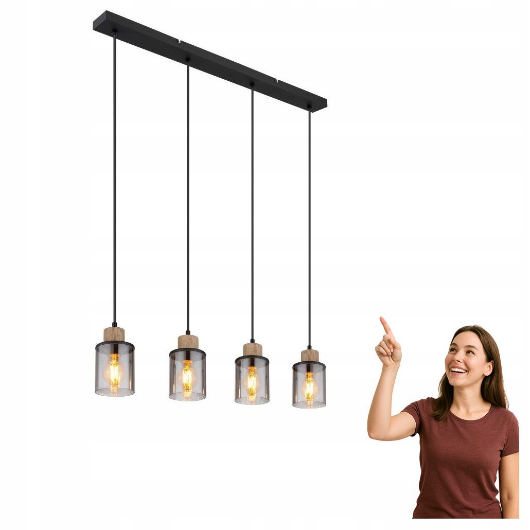 Závesná lampa Reid 15707-4H Globo