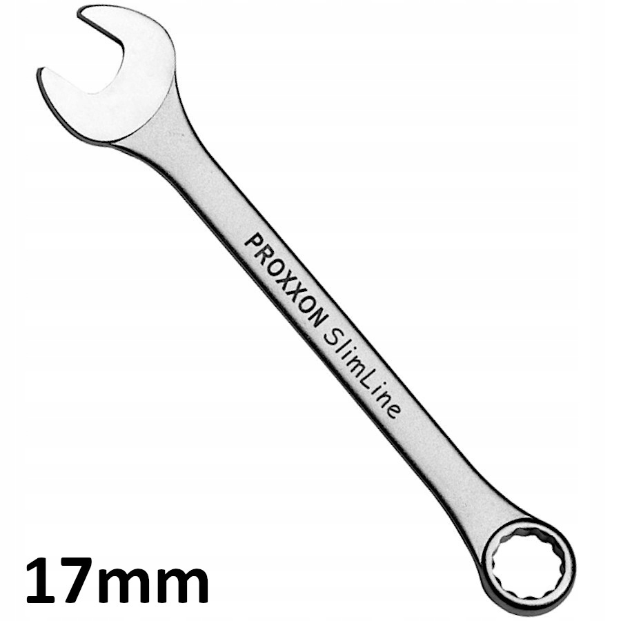 Proxxon Klucz płasko oczkowy 17mm stalowy CrV SlimLine mocny solidny 23917