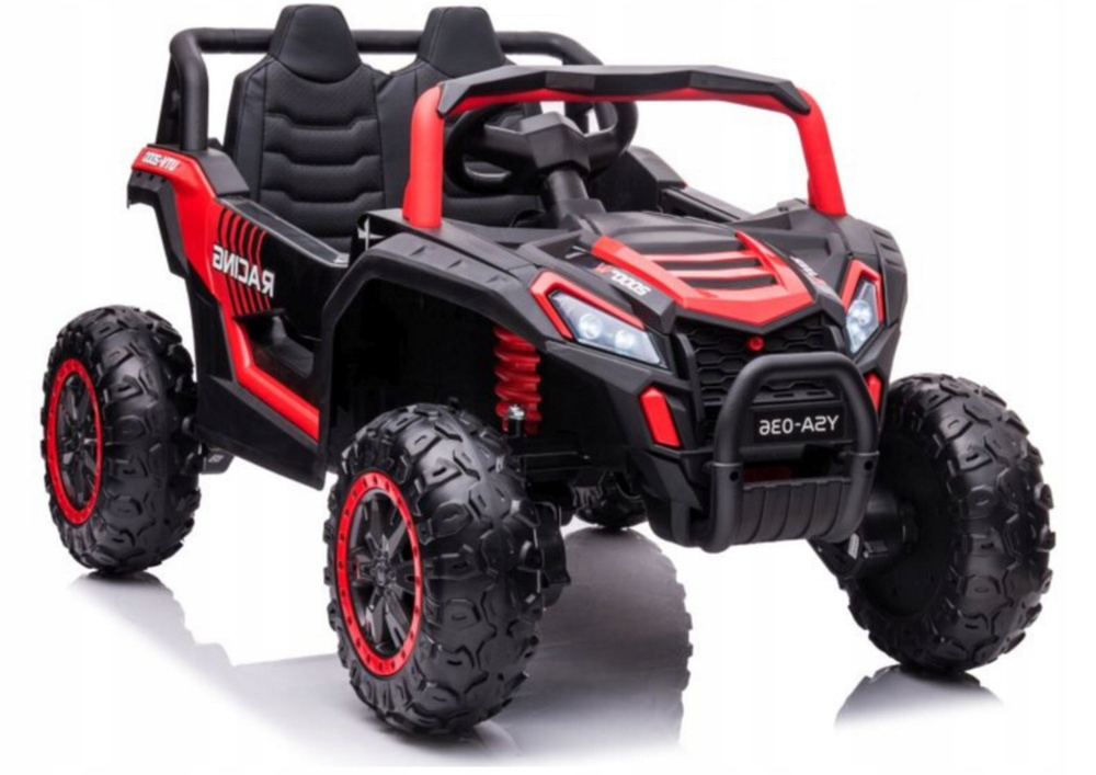 Auto na akumulator 4x4 YSA036 czerwone dla dzieci terenowe