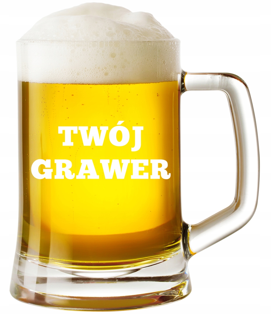 

Kufel Do Piwa 655 ML Twój Grawer Napis Grafika!