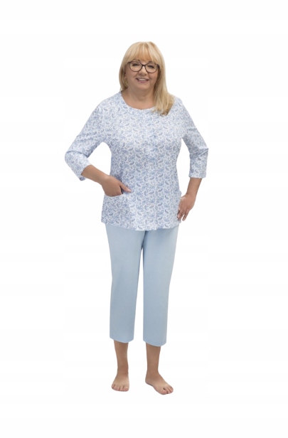 Martel Bavlněné dámské pyžamo Dlouhý Rukáv, velikost XXL