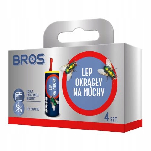

Bros Lep na muchy okrągły, 4 szt.