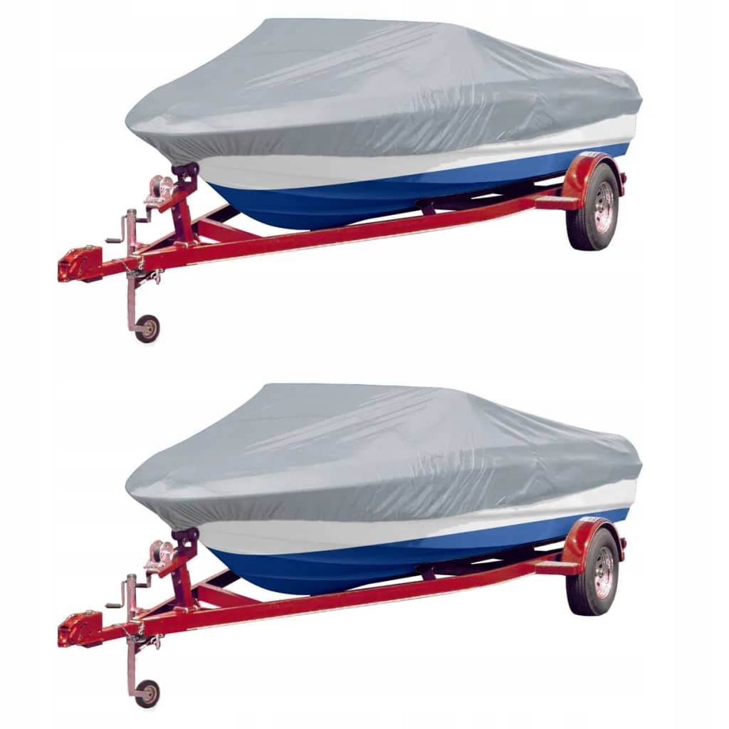 POKROWCE NA ŁÓDŹ 2 SZT. SZARE DŁ. 488-564CM SZER.