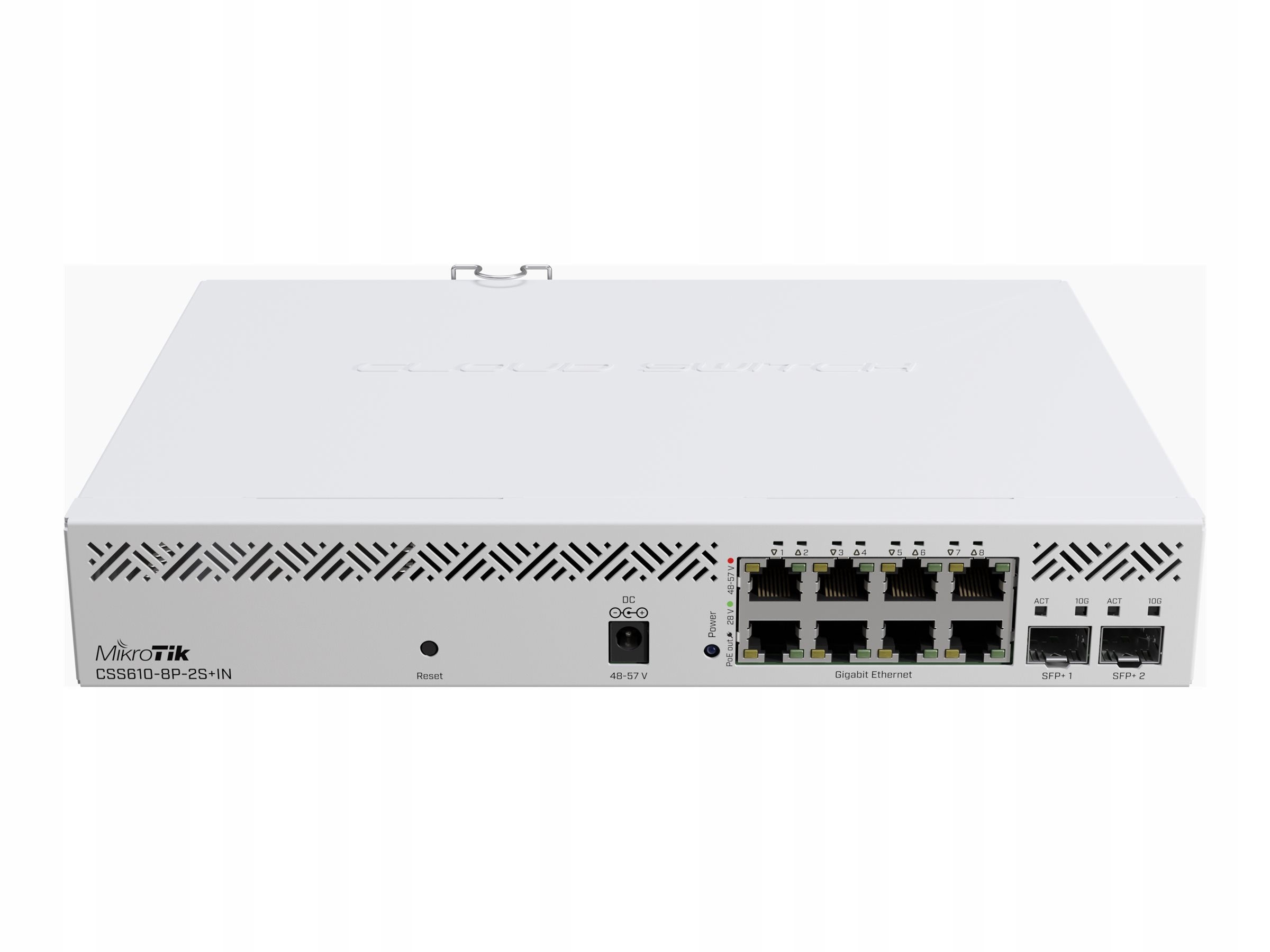 MikroTik Cloud Router Switch CSS610-8P-2S+IN Bez Wi-Fi Počet portů