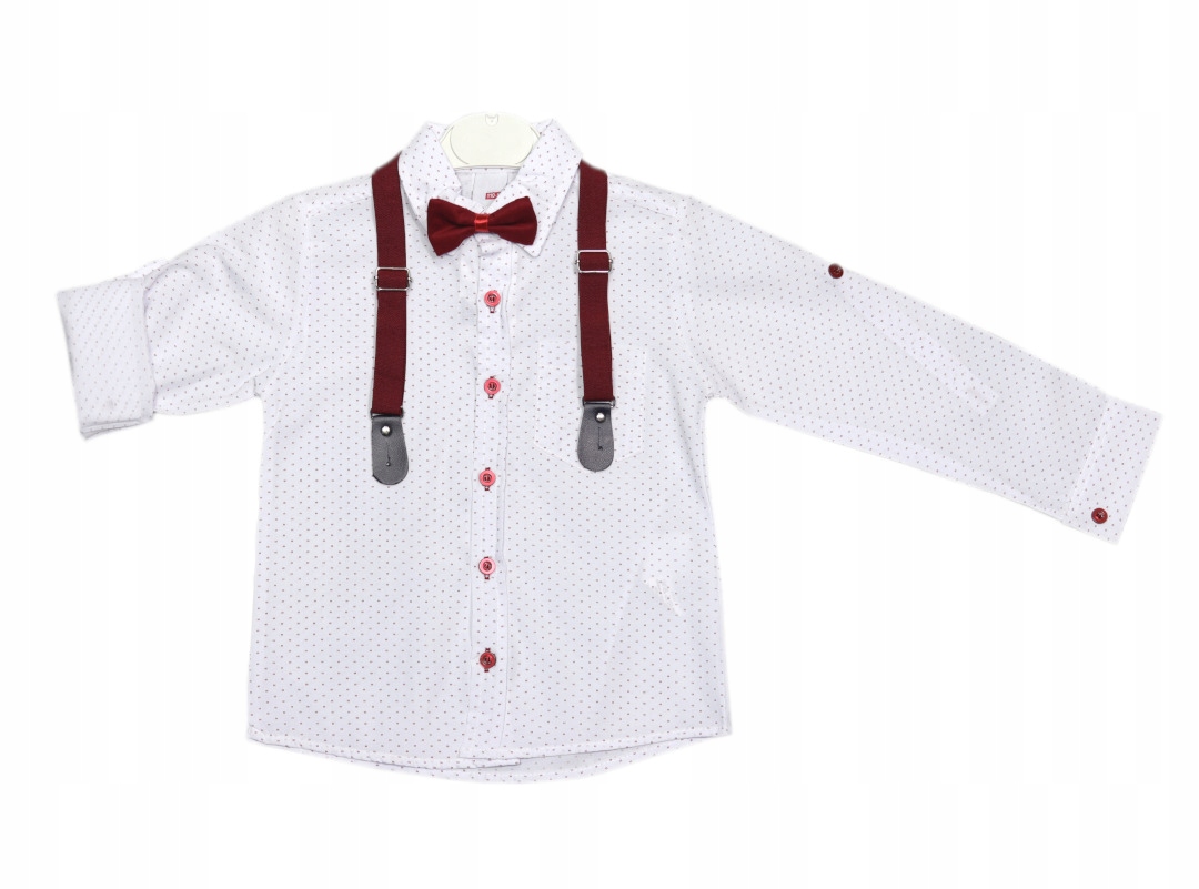 GARNITUR 4-części KOSZULA SPODNIE MUCHA SZELKI 8l Płeć chłopcy