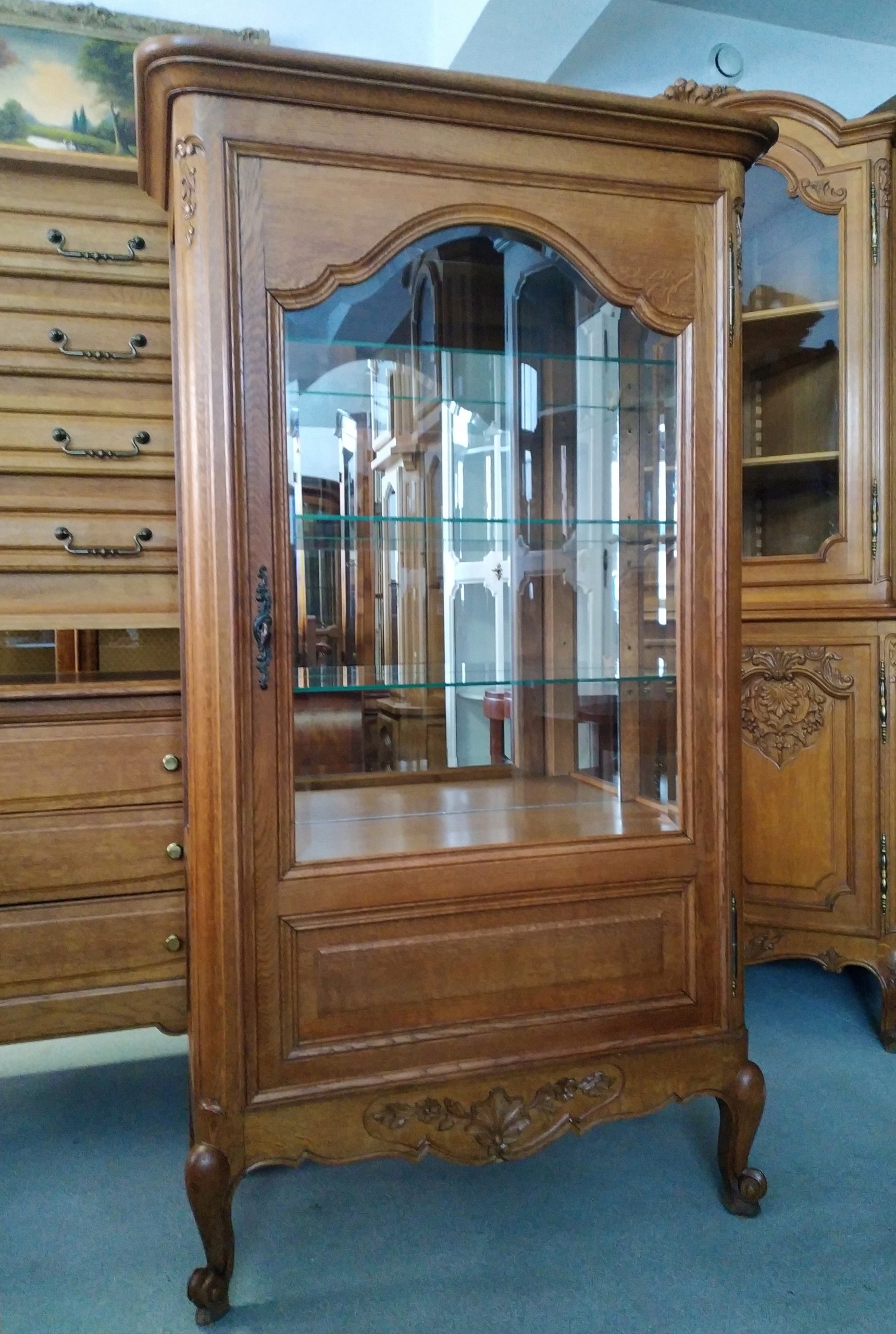 Francuska witryna gablota Ludwik