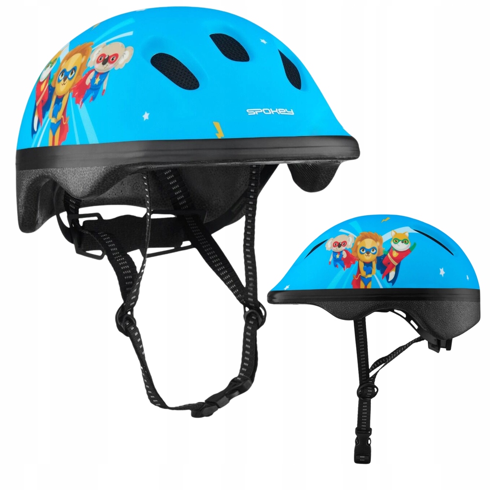 Kask Rowerowy Z Regulacją Na Rower Hulajnogę Dla Dziecka Ochronny 52-56 cm