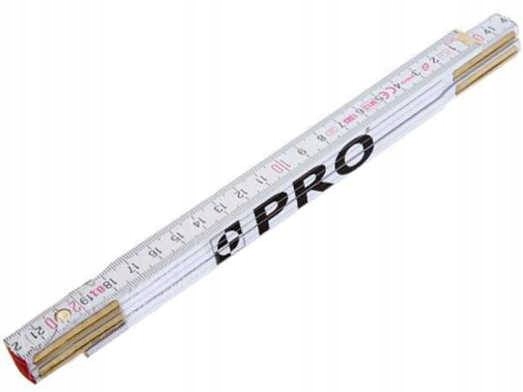 PRO MIARA DREWNIANA SKŁADANA 1M B1 MIARKA METRÓWKA