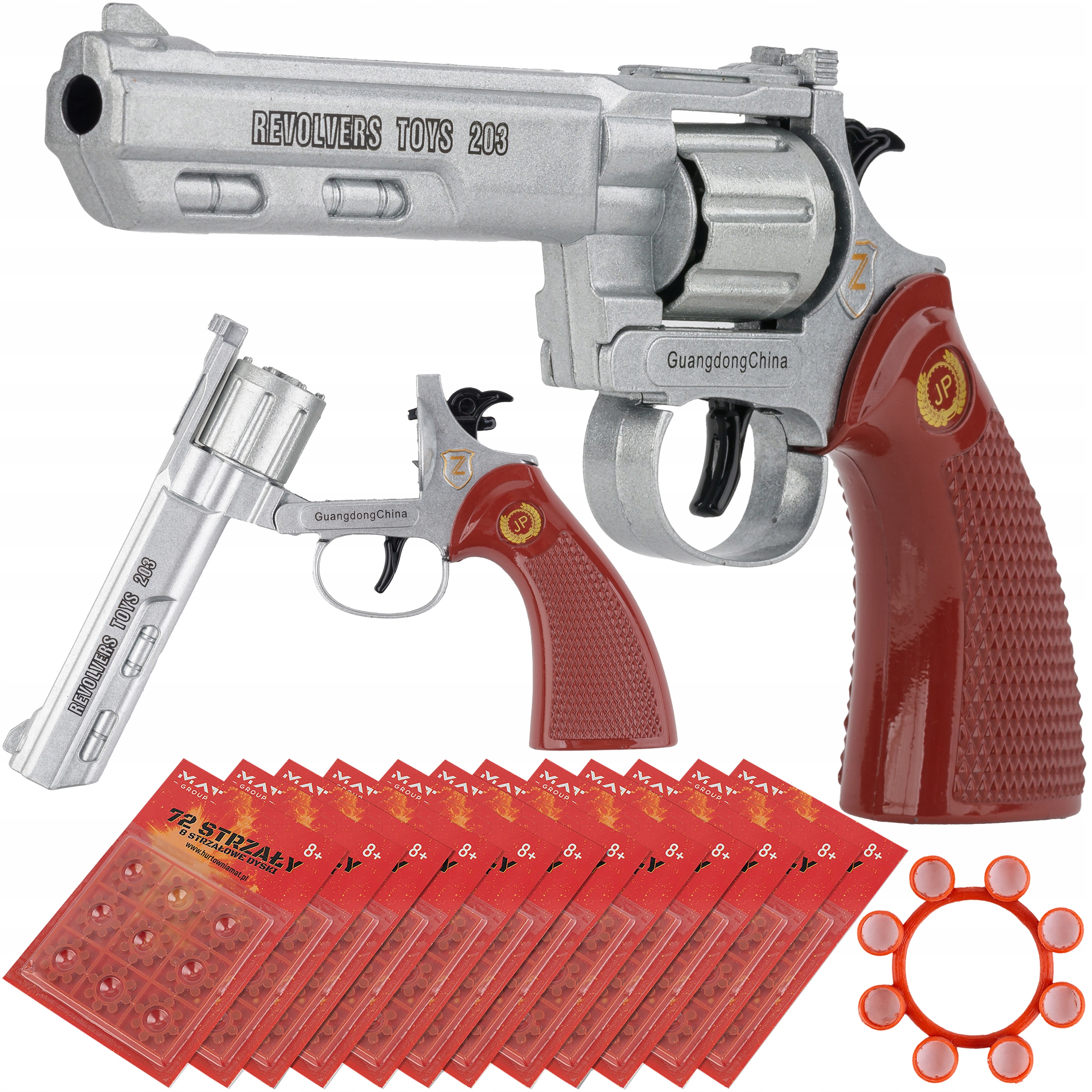 PISTOLET NA KAPISZONY SPŁONKĘ HUKOWY METALOWY SPŁONKA 12x72 864 STRZAŁY