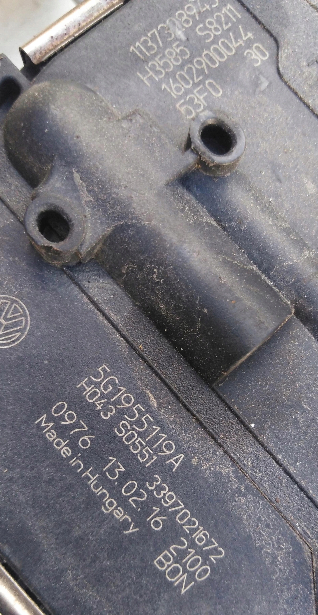 wiper mechanism front VW GOLF VII 5G1955023C