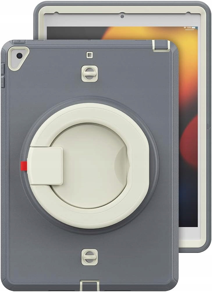 Etui do Samsung Galaxy Tab A7 10.4" Podstawka i Pasek na Ramię Szare