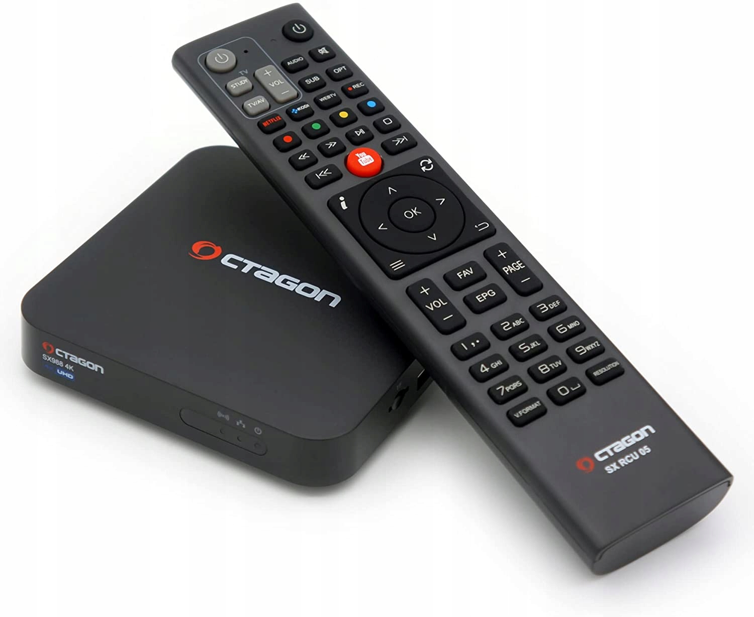 Octagon SX988 Iptv Box 4K Linux Hevc H.265 Uhd
