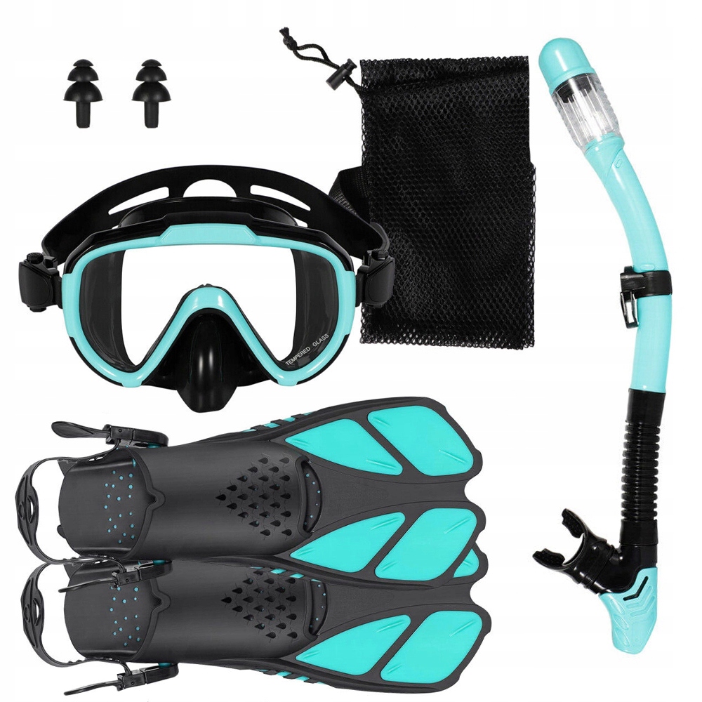 Potápěčské Brýle A Dýmka Na Potápění Brýle A Šnorchl Na Šnorchlování ploutve L/XL