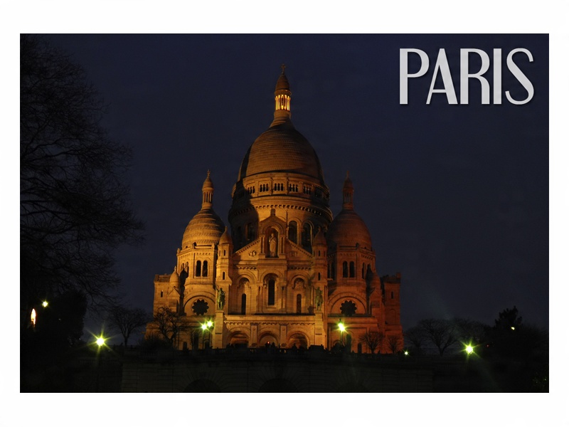 

Paryż Bazylika Sacre-Coeur Magnes na lodówkę