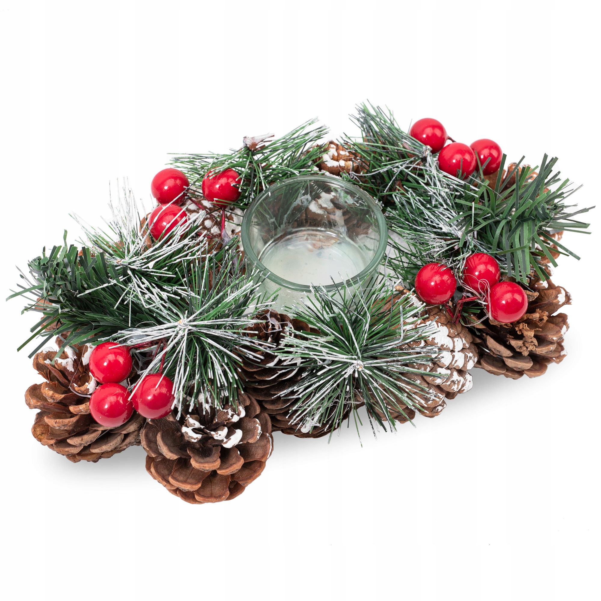 STROIK ŚWIĄTECZNY BOŻONARODZENIOWY ŚWIECZNIK