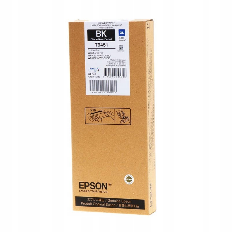 Tusz Epson T9451 C13T945140 Black 64,6 ml