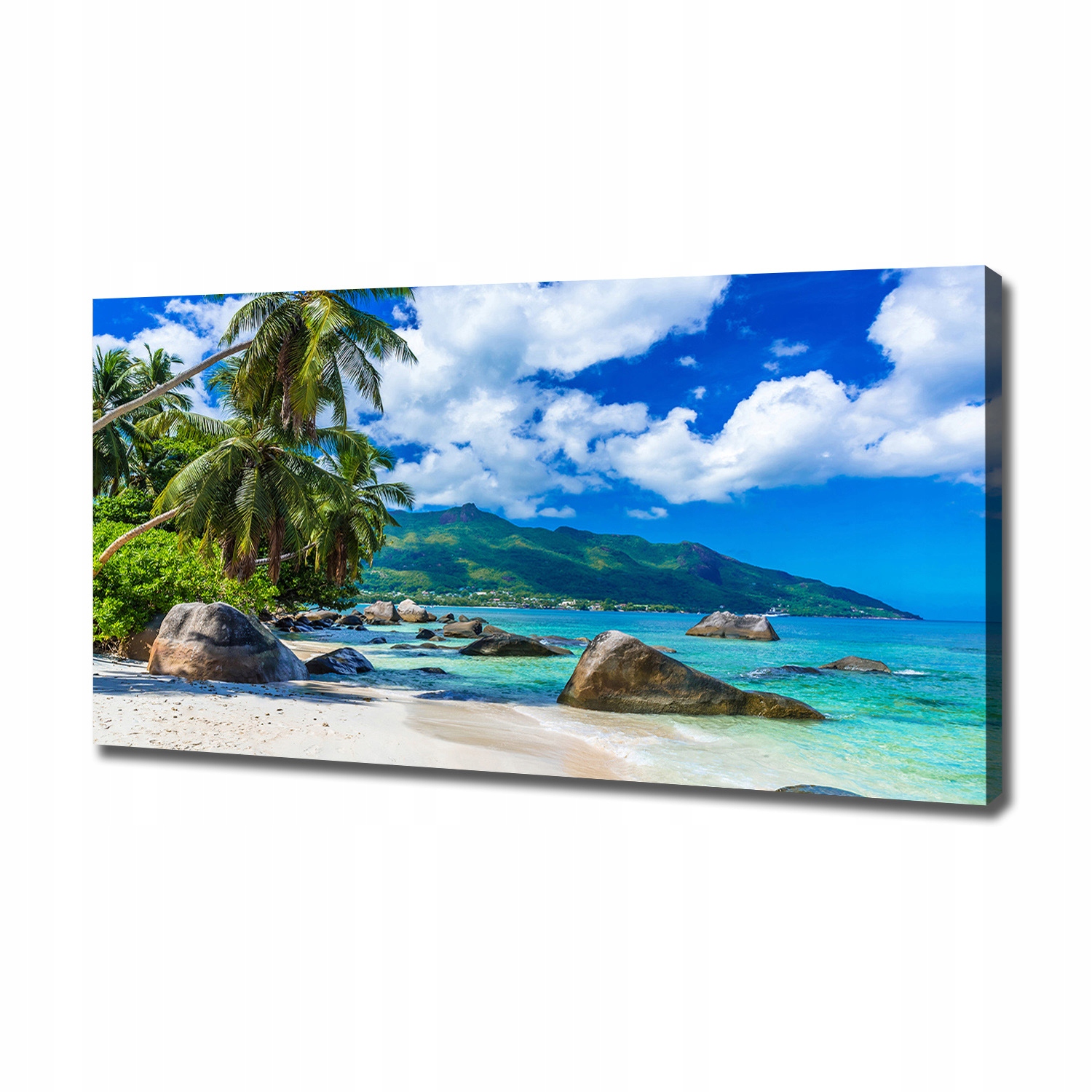 

Foto obraz na płótnie Seszele plaża 120x60 cm