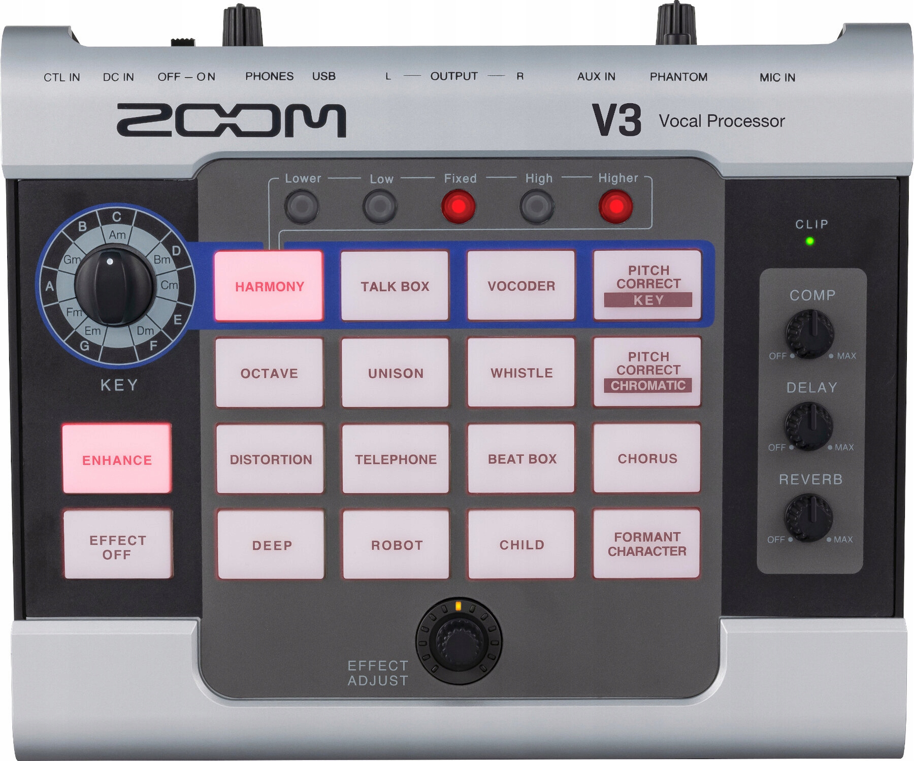 Zoom V3 – vokální efektový procesor pro zpěv