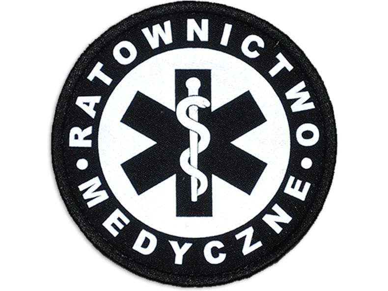 

Emblemat odblaskowy Ratownictwo Medyczne na rzepie