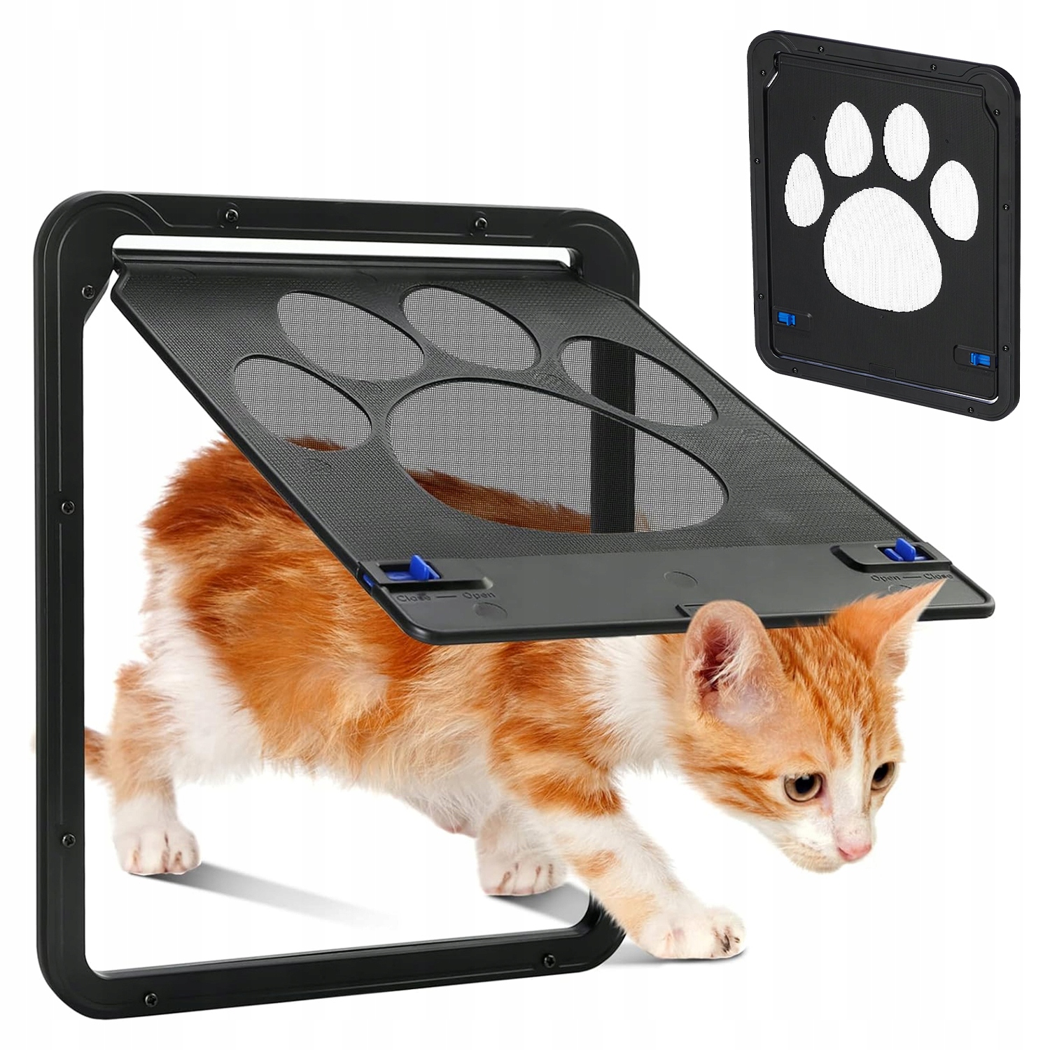 Levně Moskytiérové Dveře Pro Zvířata S Magnetem Pro Snadné Nastupování