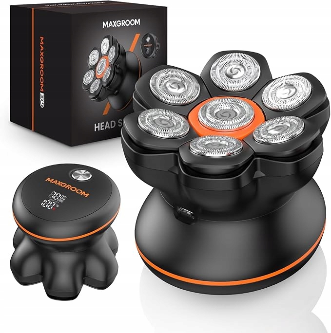 Maxgroom, golarka 7D, z elastycznymi ostrzami, 0,1mm, do brody lub głowy