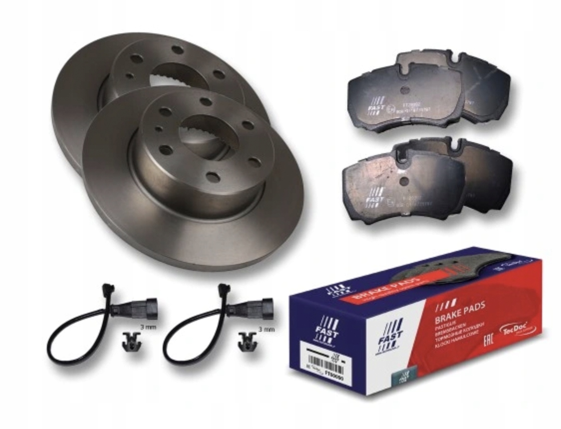 ZESTAW TARCZE+KLOCKI+CZUJNIKI IVECO DAILY 35S 35C