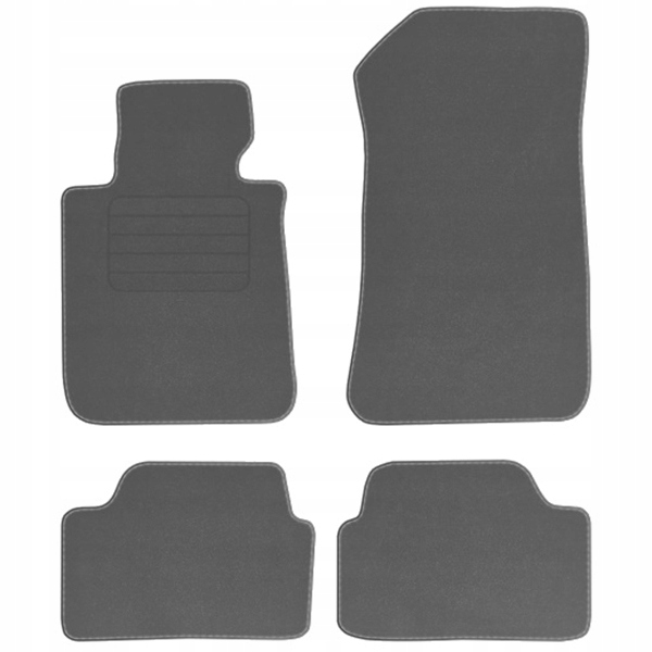 Bmw 1 E87 04-11 Velurové koberce Comfort Šedé