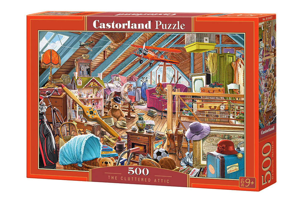 Puzzle 500 el. B-53407 The Cluttered Attic